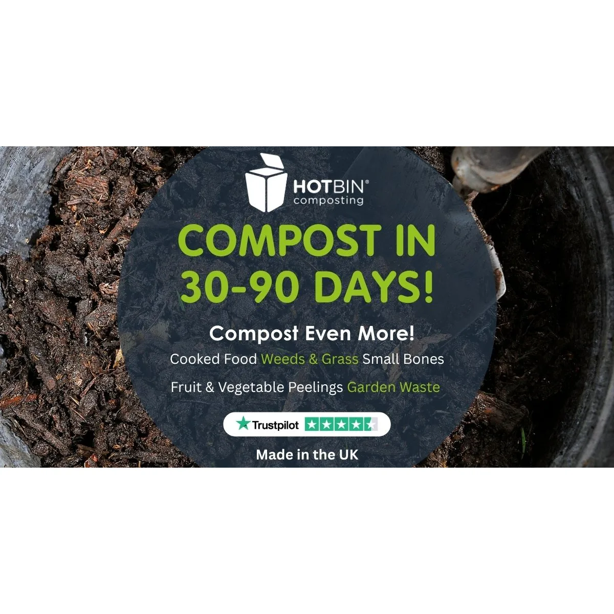 HOTBIN Mini insulated hot composter