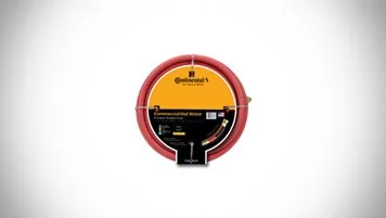 Continental Premium Red Hot Water Hose with a red EPDM cover
