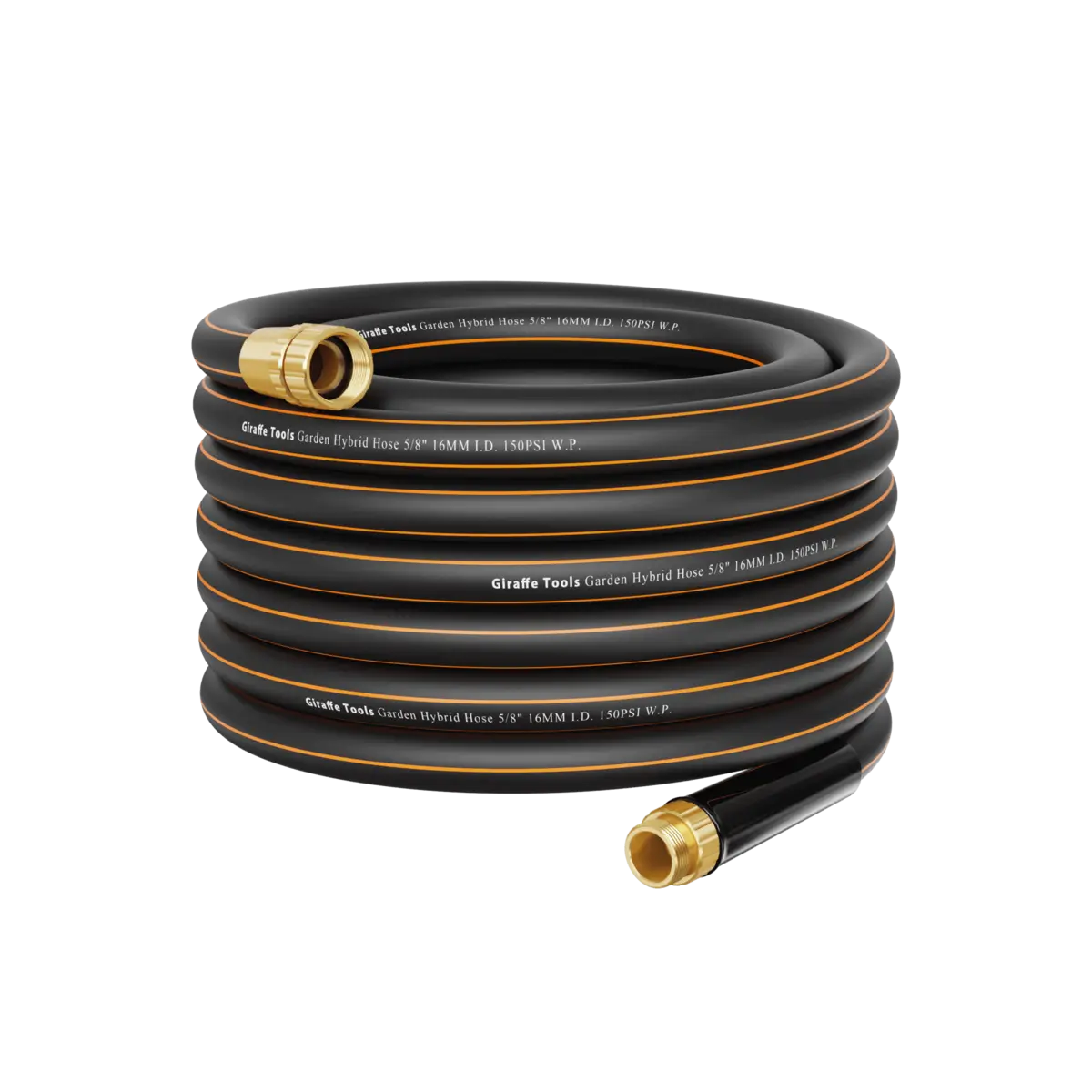 Giraffe Tools New Hybrid 5/8-inch hose with swivel connector