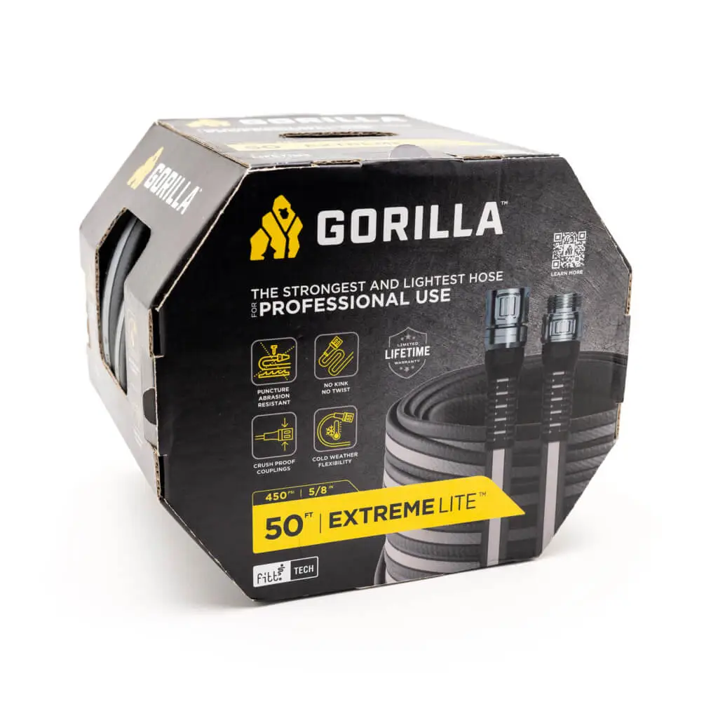Gorilla EXTREMELITE 5/8-inch 50-foot hose box and coil