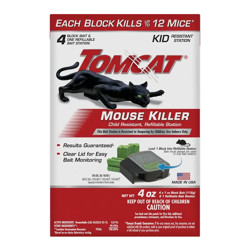 Tomcat Mouse Killer child resistant refillable station product image