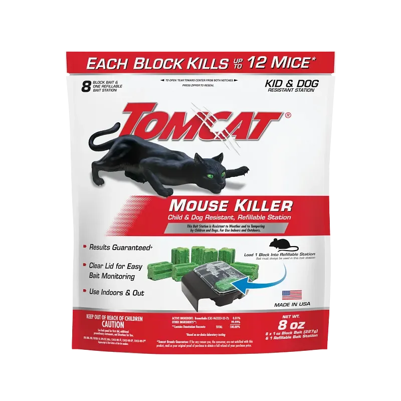 Tomcat Mouse Killer child and dog resistant refillable station product image