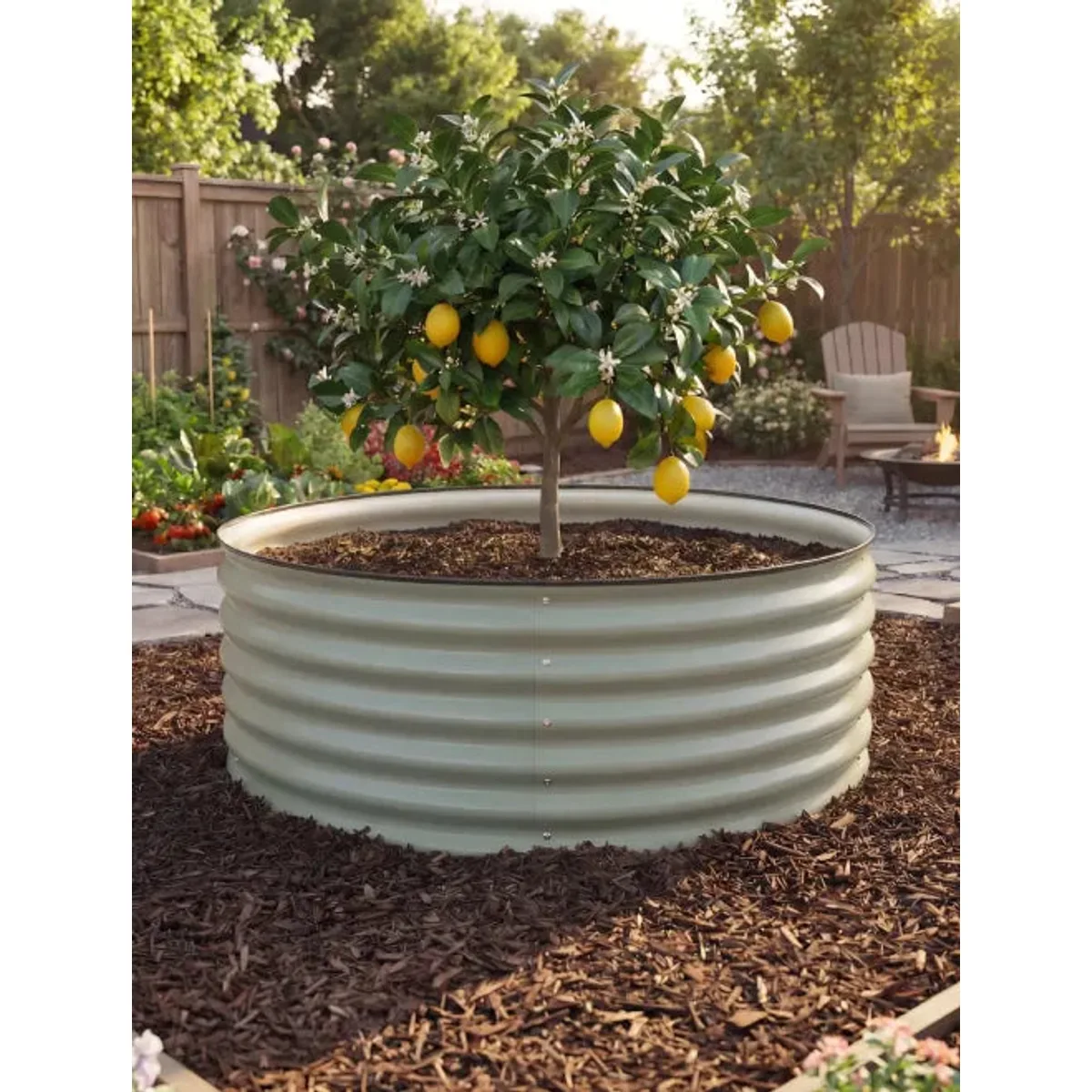 Birdies raised bed arch trellis