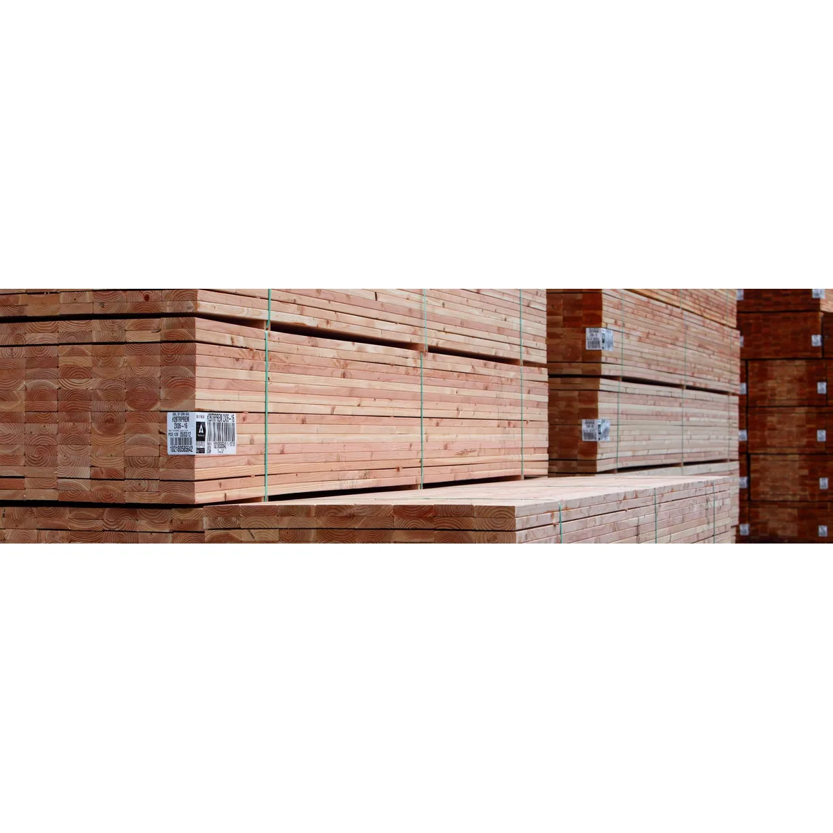 Untreated Douglas-fir lumber board for a raised garden bed